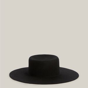 All Saints Faye Black Bolero with chain hat